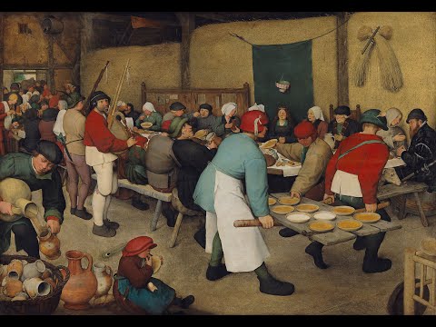 Monday's Work, Second Series - "The Wedding Feast" by Pieter Bruegel