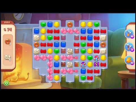 Homescapes Level 2593 - NO BOOSTERS 🏠 | SKILLGAMING ✔️