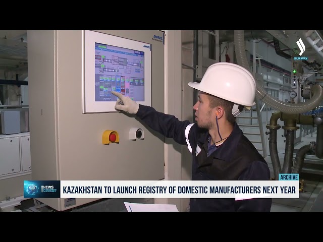 Kazakhstan to launch registry of domestic manufacturers next year