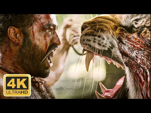 RRR - Tiger Fight Scene / Jr NTR Entry / Movie Clip 4K ULTRA HD