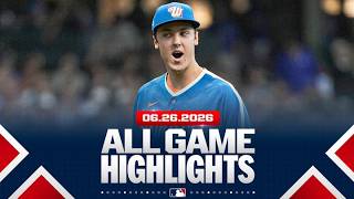 Highlights from ALL GAMES on 6/26 (Jacob Misiorowski strikes out 8, White Sox score 22, and MORE!)