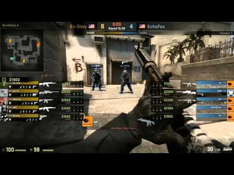 Obey.Alliance vs Echo Fox map 1 mirage ECS Season 1 Qualifier