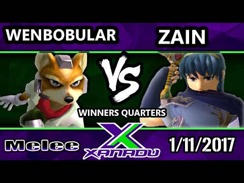 S@X 184 - Wenbobular (Fox) Vs. Zain (Marth) - SSBM Winners Quarters - Smash Melee