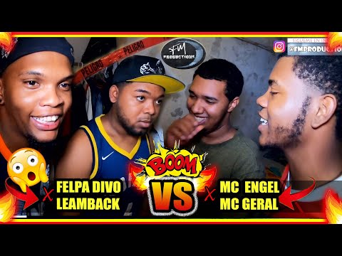 😂 CHISTES Y METRICAS 🔥 FELPA DIVO & LEAMBACK vs MC JERAL & MC ENGEL Mejor Batalla de Freestyle