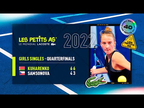 Les Petits As 2022 | Girls Quarterfinals | Polina Kuharenko vs. Laura Samsonova