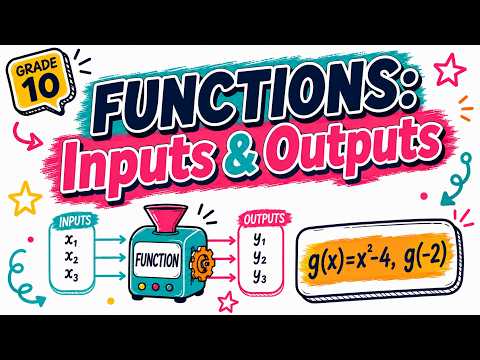 Function Notation g10 | f(x) | Inputs and Outputs | Grade 10 Maths CAPS