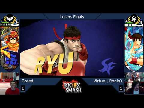 Greed (Captain Falcon) vs Virtue Ronin X (Ryu) - Loser's Finals - Banana Pull 12-31-16