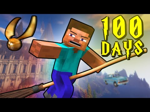 Gabzito240p - I Spent 100 Days in Harry Potter Minecraft