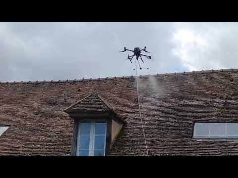 Nettoyage toiture par drone - AltaClean