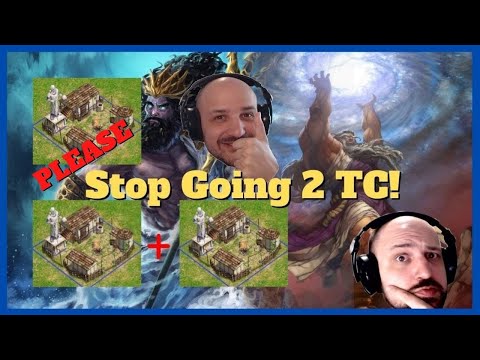 Seriously Stop Going 2 TCs | Ranked 1v1 Oranos vs Poseidon #aom #ageofempires