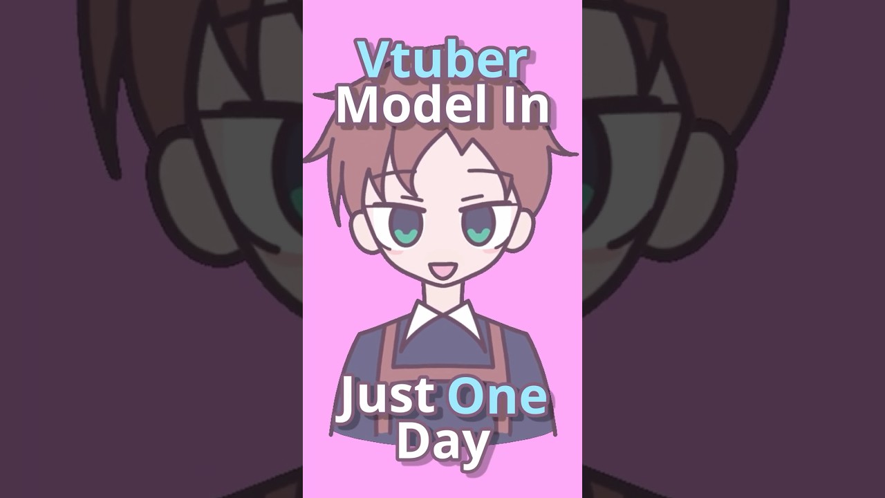 How to Make Vtuber Model In One Day! #live2d #vtuber #anime #drawingtutorial #art