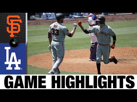 Wilmer Flores homers, turns two in 5-4 win | Giants-Dodgers Game Highlights 7/25/20