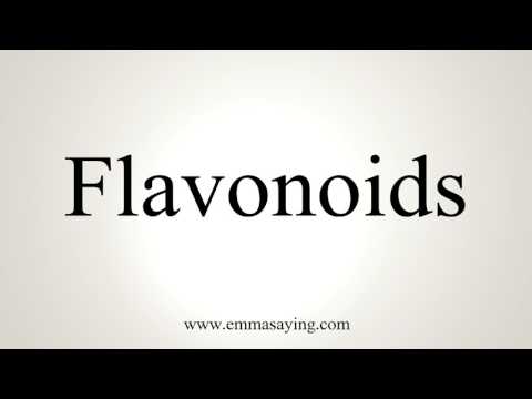 How To Pronounce Flavonoids