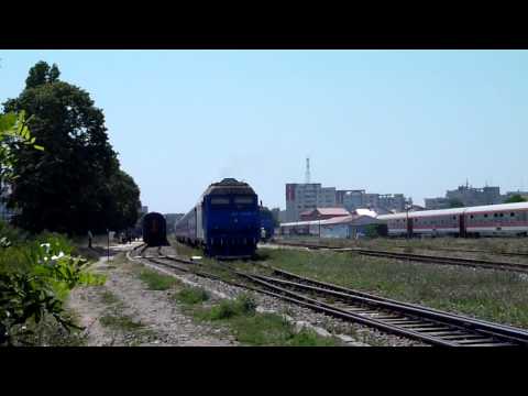 Mangalia: plecare A 1861 la Iasi, cu locomotiva 63-1002-3