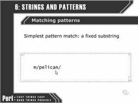 Perl Tutorials -Part 51- Introducing regular expressions