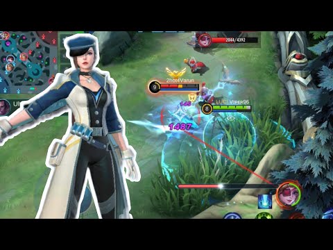You Can't Run From The Cop || Silvanna Best Build And Gameplay|| MLBB