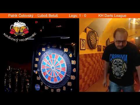 Patrik Čelovský - Ľuboš Betuš (KH Darts League)