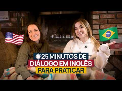 25 minutos de DIÁLOGO EM INGLÊS compreensível para iniciantes