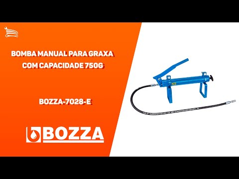 Bomba Manual para Graxa com Gatilho Lateral 500gr - Video