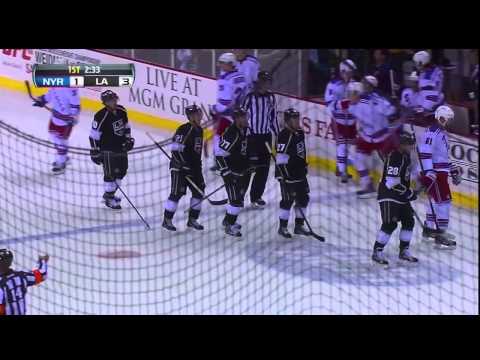 Mike Richards scores on the PP vs NY Rangers (HD)