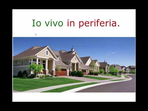 Lezione: Dove vivi?