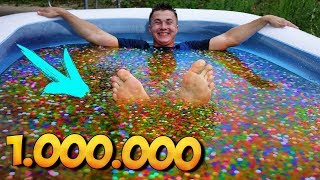 ЧТО ЕСЛИ ВЫРАСТИТЬ МИЛЛИОН ШАРИКОВ ОРБИЗОВ в БАССЕЙНЕ !!!