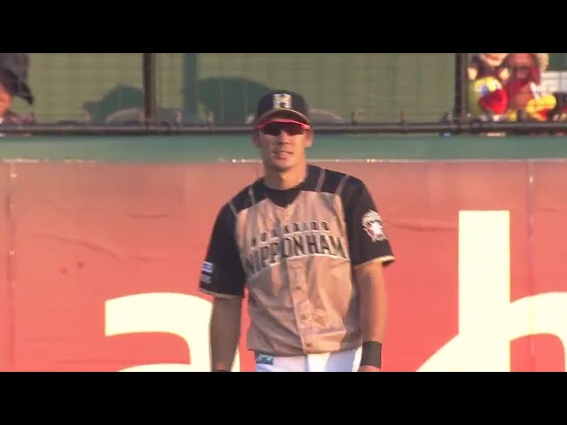 【4回裏】タイミングバッチリ!! ファイターズ・大田の超ファインプレー!! 2017/8/27 E-F