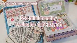 $55 mini monday | saving for debt pay off | october week 3 | #mondayminis