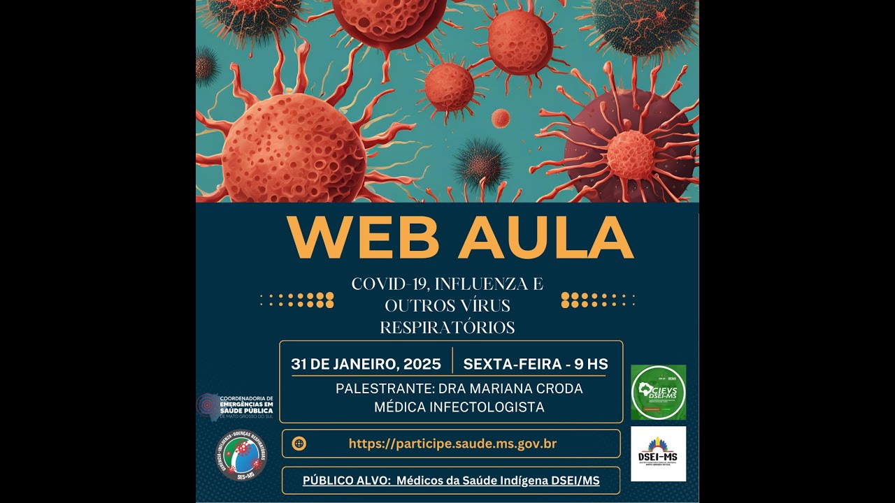 Web aula - COVID-19, Influenza e outros vírus respiratórios