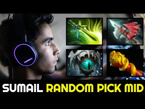 SUMAIL Random pick mid vs GUNNAR — 100% Destroyed 7.27 Dota 2