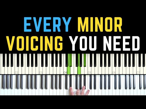 EVERY MINOR Chord Voicing You Need for Jazz Piano