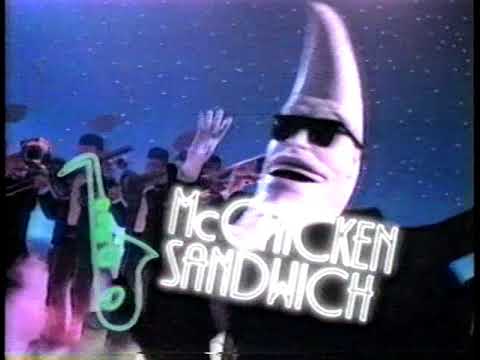 McDonald's Mac Tonight McChicken Sandwich 80s Commercial (1988)