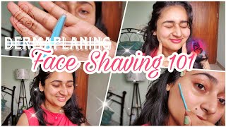 My 3-step Face Shaving routine for *flawless* skin || Skincare secrets by a Doctor
