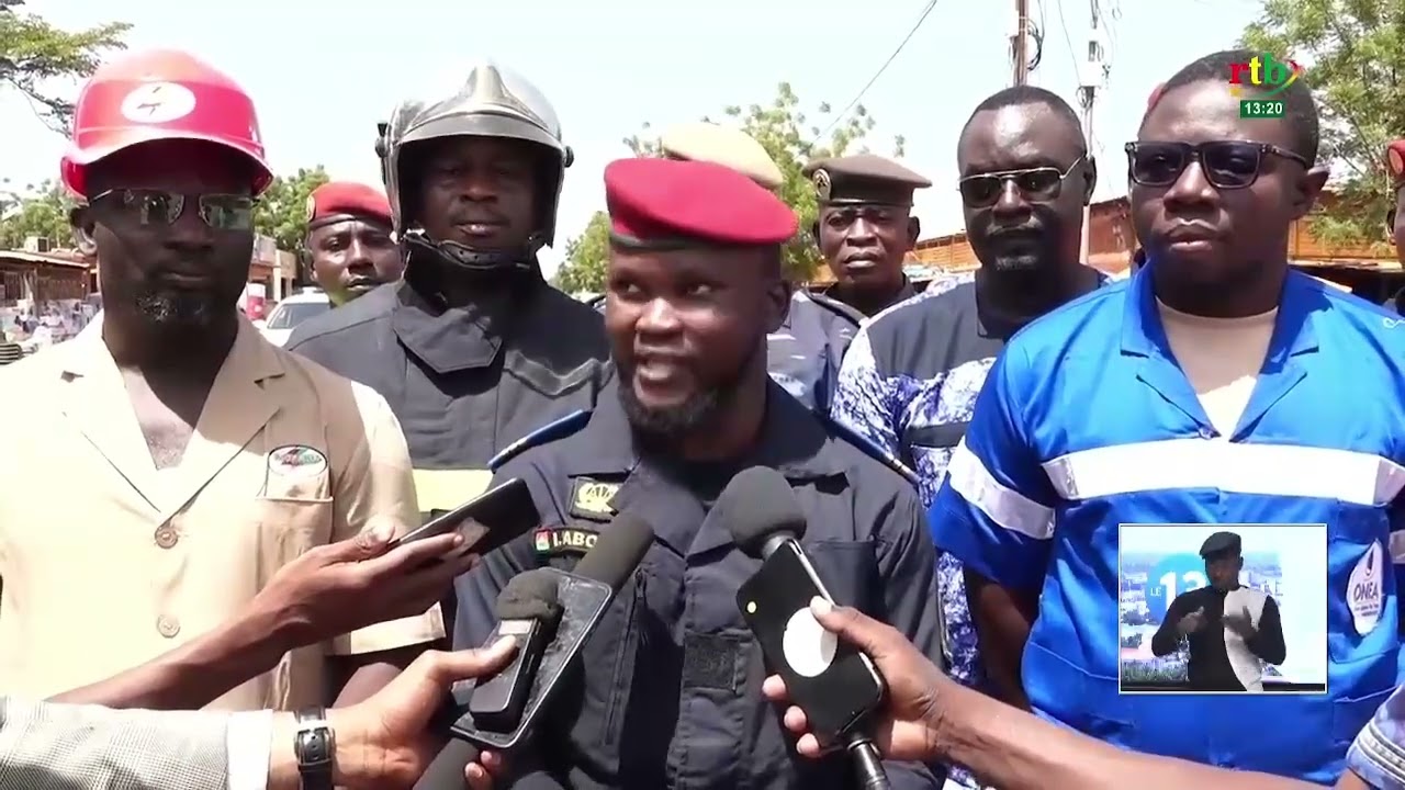 Ouahigouya : La brigade des Sapeurs-pompiers a effectué son exercice de simulation d’un sinistre