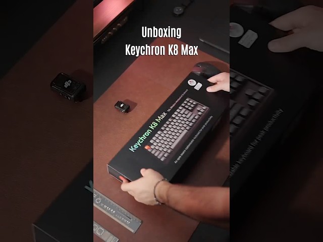 Teclado Keychron K8 Max Mecánico Layout ISO RGB Triple Conexión Aluminio video