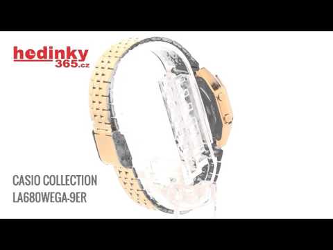 Casio dameshorloge goud LA680WEGA-9ER quartz (batterij