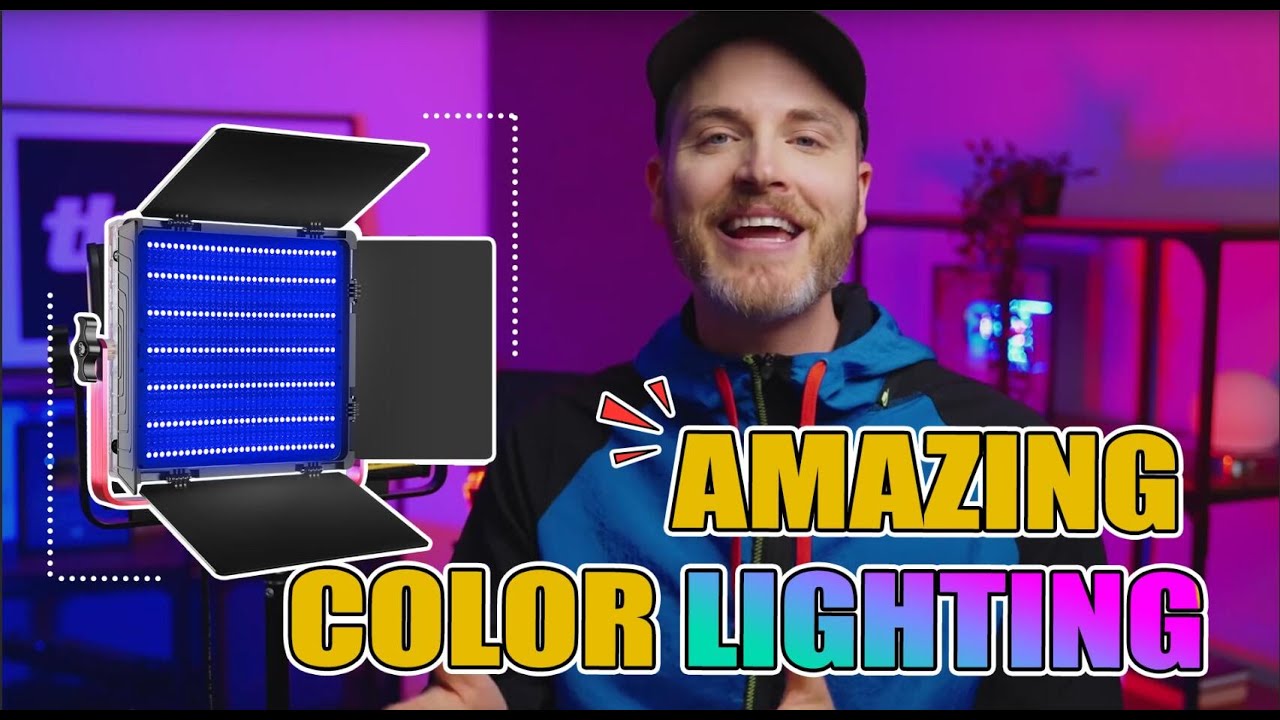 AMAZING Color Lighting Setup for YouTube !