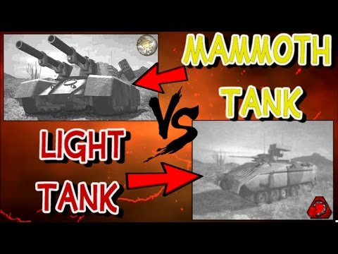 OpenRA: Mammoth Tank Vs Light Tank