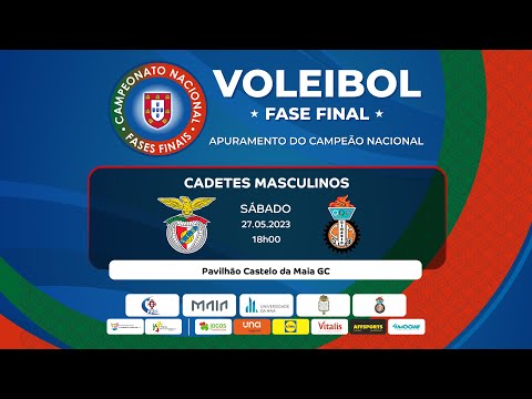SL BENFICA  x CASTÊLO DA MAIA GC - FASE FINAL CADETES MASCULINOS 2023