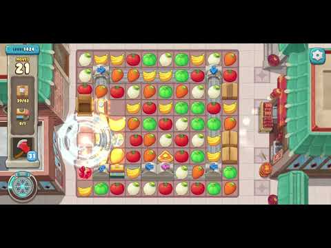 We Bare Bears Match3 Repairs Level 1424 - No Boosters