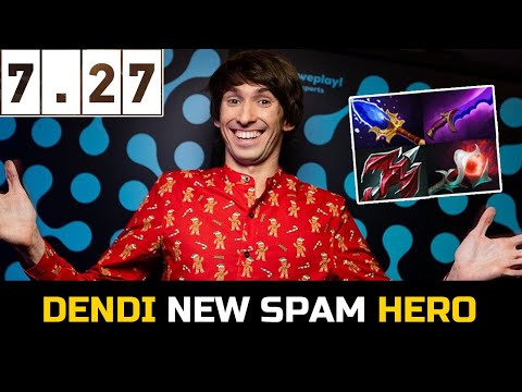 DENDI SPAMMING HERO IN RANK - SO MUCH MAGIC DAMAGE ON ENEMIES