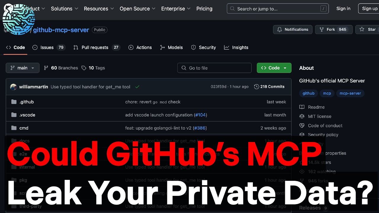 Could GitHub's MCP leak your private data and code?  Developer workflow issue