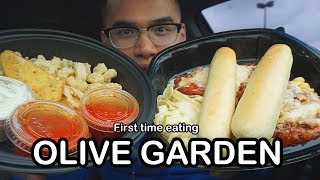 First time eating OLIVE GARDEN