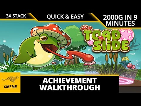 Toad Slide - Achievement Walkthrough (2000G IN 9 MINUTES) EASY 6000G STACK