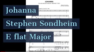 Johanna Piano Accompaniment Sweeney Todd Karaoke Stephen Sondheim