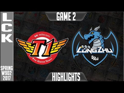SKT vs LongZhu Gaming Highlights Game 2 - LCK W9D2 Spring 2017 SKT vs LZ G2