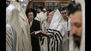 האדמו''ר מפינסק קרלין בברכת כהנים במירון