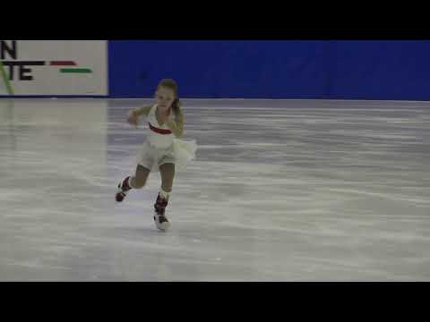 13th Santa Claus Cup 2019: Anastasiya Levchenko(UKR) - Mini Chicks Girls ISU 6 Free Skating