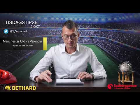 Speltips: Valencia - Manchester United & Hoffenheim - Manchester City 2/10