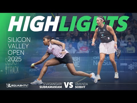 🇲🇾 Subramaniam v A. Sobhy 🇺🇸 | Silicon Valley Open 2025 | QUARTER FINAL HIGHLIGHTS